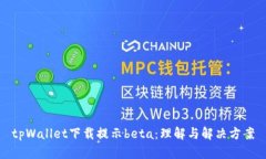 tpWallet下载提示beta：理解与解决方案