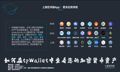 如何在tpWallet中查看您的加密货币资产