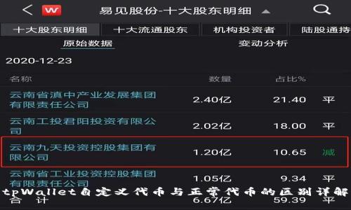 tpWallet自定义代币与正常代币的区别详解